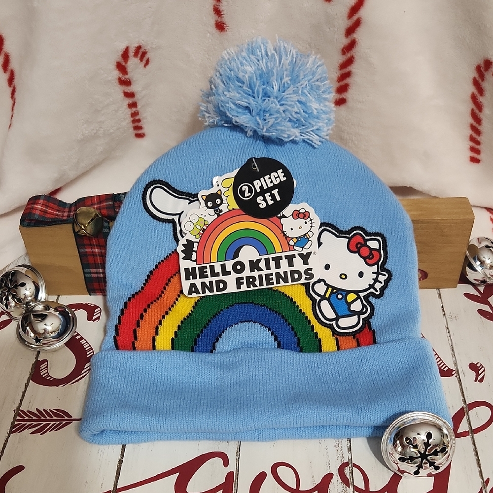 Hello Kitty And Friends Hat And Gloves Set